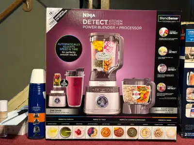 Je vends un système de cuisine Ninja Detect Power Blender + Processor. Il est comme neuf et prêt à p...