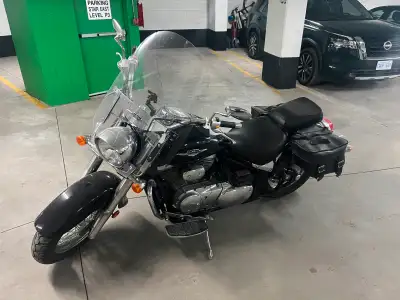 The bike is stored in an underground garage year-round, clean, and has the OEM windshield from the C...