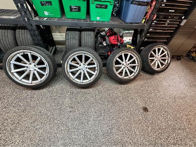 Vossen CV1 Wheels  with Pirelli Sotto Zero tires in Tires & Rims in Mississauga / Peel Region