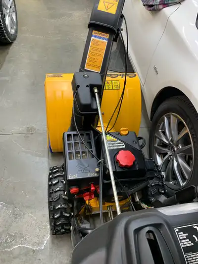 Left over from uncles estate 24” Cub Cadet top of the line, Electric start, Power steering, hand war...