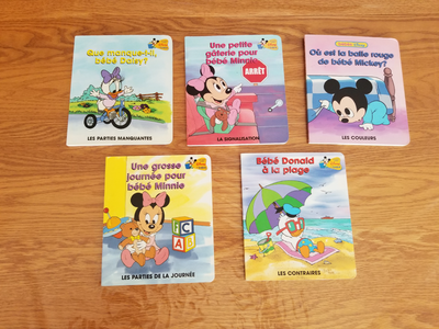 Livres cartonnés-Disney  bébé ($0.25/livre), View more