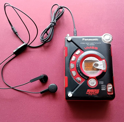 Panasonic RQSW99 Shock Wave Metal Stereo Radio Cassette Player •, View more