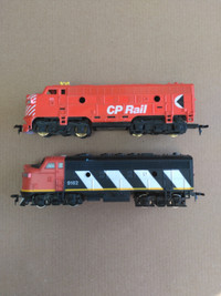 Ho scale model train diesel locomotive