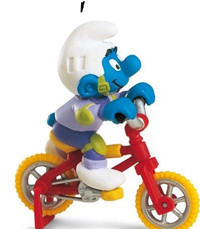 New, Smurf on bike