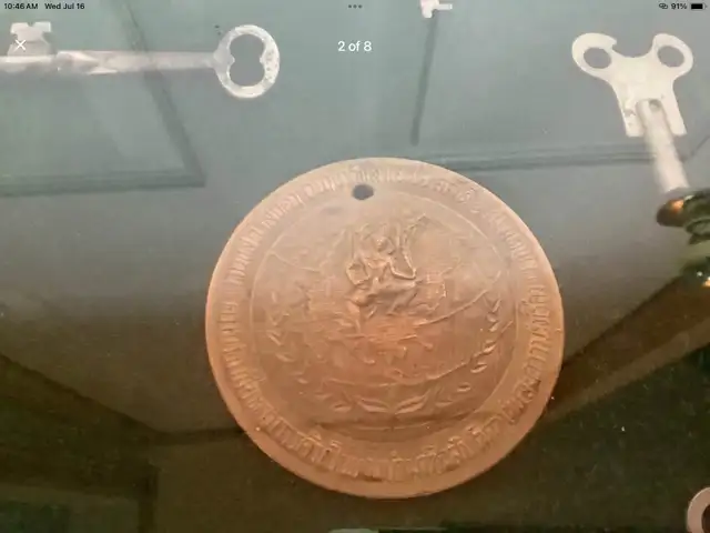 Collection of Ant/Vt Keys & Bronze Medallion Bangkok Thailand63235014280065121