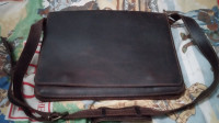 Sac en cuir 15"x11" Leather Messenger Shoulder Crossbody Bag