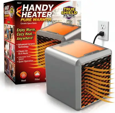 Handy Heater Pure Warmth Ceramic Space Heater for Bedroom, View more