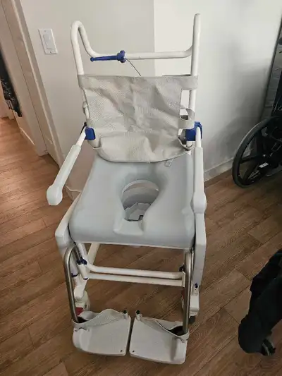 Aquatec Ocean VIP Ergo shower commode offers excellent ergonomic support and mobility for daily care...