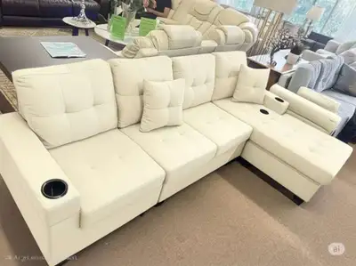 48-Hour Sectional Sofa Flash Sale Elegant Comfort Families Make room for comfort and style! Our sect...