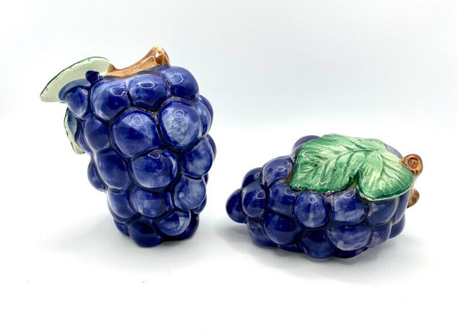 Fitz and Floyd "Grapes" Salt & Pepper Shakers – Mint Condition in Arts & Collectibles in Corner Brook