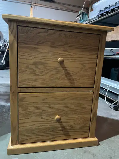 Solid Oak Filing Cabinet, View more