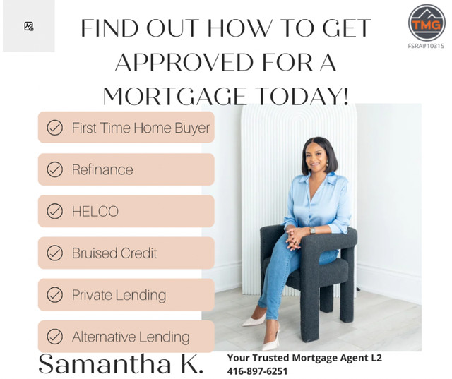 GET APPROVED✨1ST & 2ND MORTGAGE ✨PRIVATE LENDER ✨QUICK CLOSING in Real Estate Services in City of Toronto