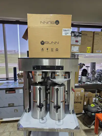 Bunn TITAN-DUAL Twin Coffee Brewer with Hot Water Tap, View more