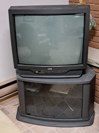 Classic JVC and Daewood television sets