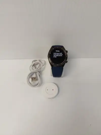 Huawei FTN-B19 44mm Smartwatch Details: • Brand: Huawei • Series: Huawei Watch • Band Material: Sili...