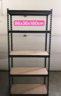 5 tier metal shelf for $100