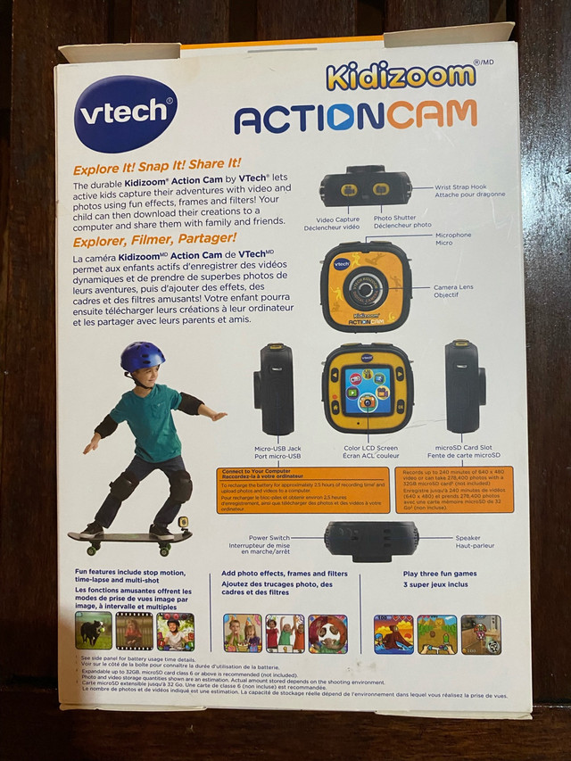 VTech Kidizoom Actioncam in Cameras & Camcorders in Hamilton - Image 2