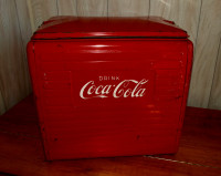 Coca-Cola Coke cooler glaciere antique vintage Antiquite