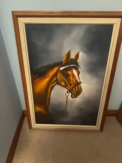 Oil painting on canvas signed, View more