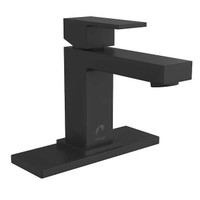 Bathroom faucet - Belanger Quadrato Matte Black Bathroom Faucet 