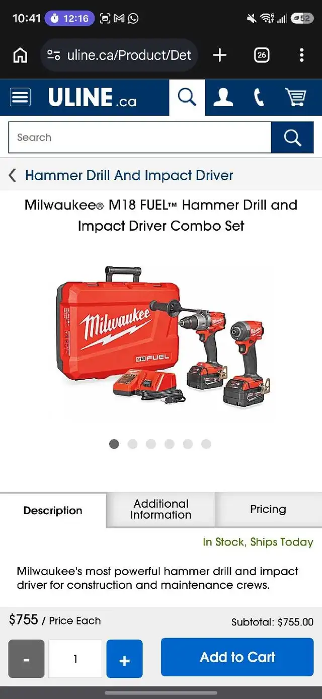 Milwaukee M18 FUEL2- Hammer Drill and Impact Drill  in Hand Tools in City of Toronto - Image 10