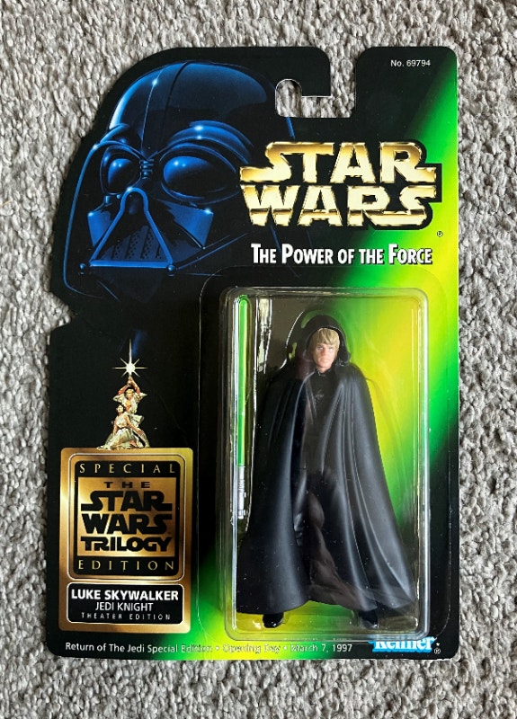 1997 Star Wars figures Skywalker, FF Palpatine and Stormtrooper Arts