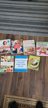 7 assorted cook books