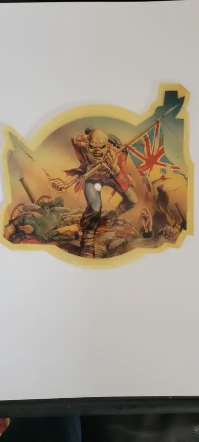 Mint condition. Original owner. Rare Iron Maiden picture disc, 1983. Pick up in Fitzroy Harbour.