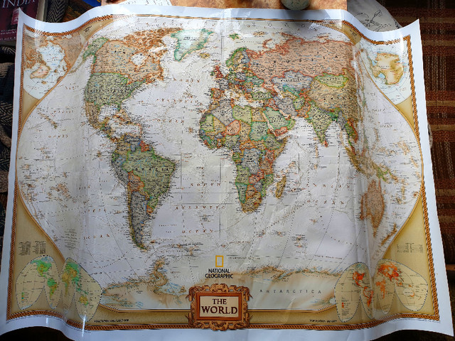 Nat Geo World Map in Hobbies & Crafts in Whitehorse - Image 2