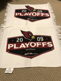 New Arizona Cardinals 2009 Playoff towels. 