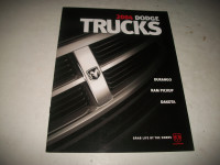 2004 DODGE TRUCKS SALES BROCHURE. DURANGO, RAM PICKUP, DAKOTA.