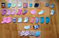 Baby socks, 0-24 months, $0.25 EACH