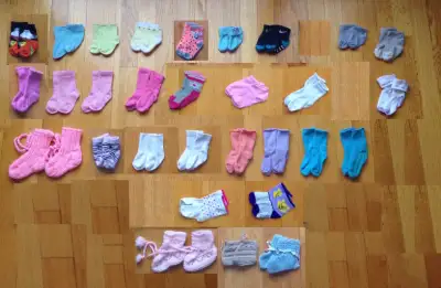 Baby socks, 0-24 months, $0.25 EACH, View more