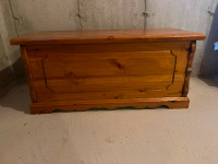 Cedar hand built blanket box / hope chest