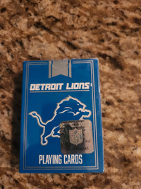 New in plastic, Detroit Lions Playing Cards Deck