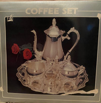 New Silver plated coffee set