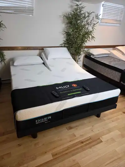 Lit ajustables électriques Split Queen (tête séparé) 2750.$, View more