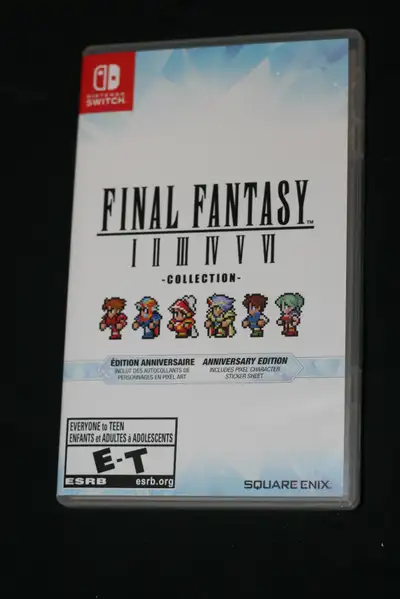 NINTENDO SWITCH FINAL FANTASY I - VI COLLECTION ANNIVERSARY NEW, View more