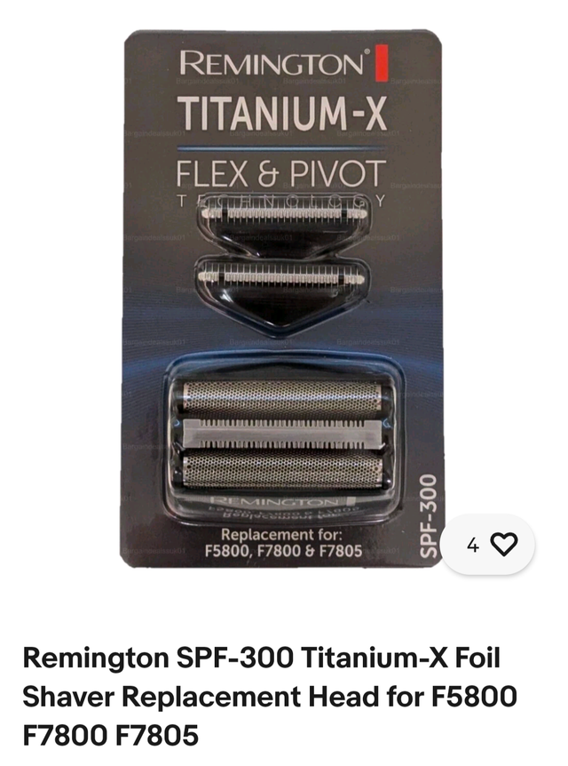 Replacement Shaver Foil Cassette Head For Remington in Health & Special Needs in Oshawa / Durham Region - Image 3