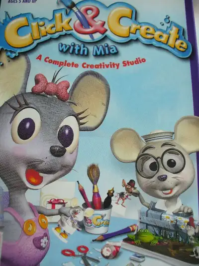 Cd rom Click and create with Mia, View more