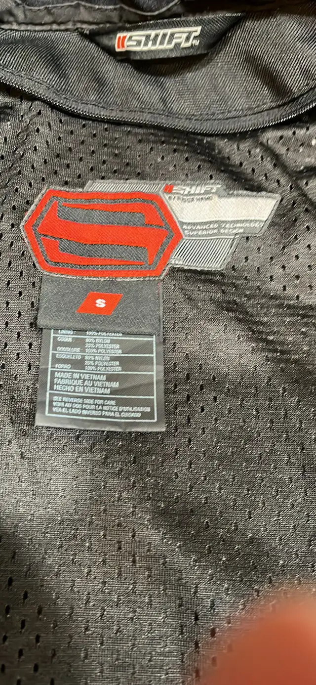 Shift motorcycle jacket sz S64966064050177122
