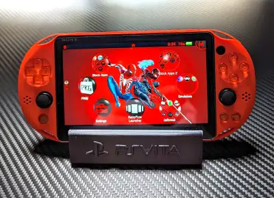 RED PSVITA SLIM 2000 Playstation ps vita ⎮ MODDED w/ 500+ Games, View more