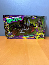Teenage Mutant Ninja Turtle Vehicles Dragon Chopper & Figure-NEW