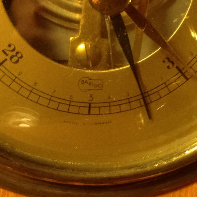 Antiques Trophy Wood Base Figure Barometer in Arts & Collectibles in Vancouver - Image 3