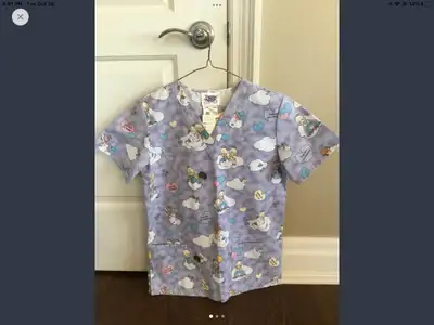 Nursing Scrub Top size small , View more