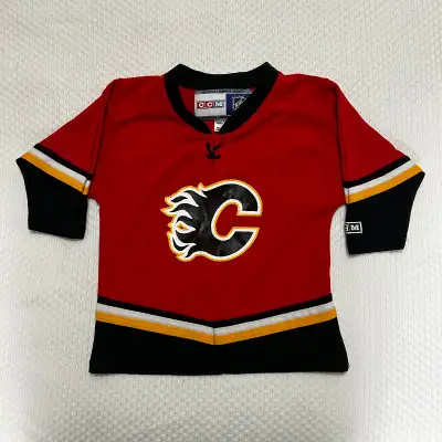 Calgary Flames CCM Hockey Jersey (Youth Toddler 2T-4T size), View more
