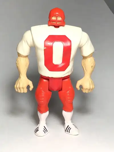 1988 The Real Ghostbusters 'TOMBSTONE TACKLE' Ghost Football Action Figure From 1988 / height 6” / s...