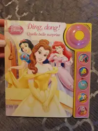Livre carton princesse sonore Disney 