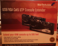 Kvm/extender Startech vga 2 usb cat5 500pi