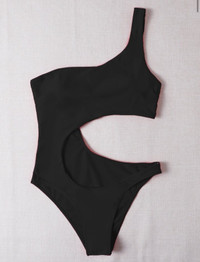 Black swimming suit one piece (size:XS)